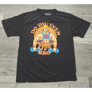 American Classics He Man Do you Even Lift Bro Graphic Short Sleeve Tee Shirt